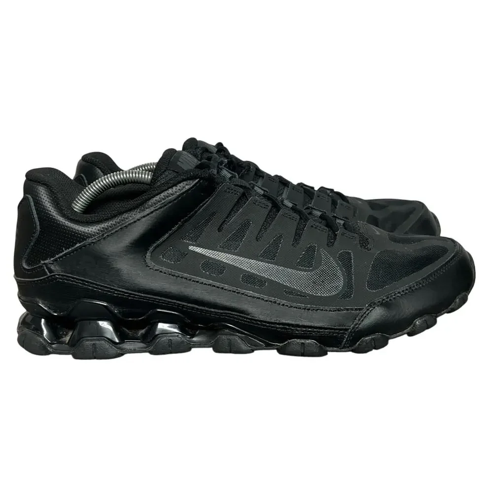 Nike Reax 8 TR Mesh Triple Black 621716-008 Men Size 11.5 Cross Training Shoes